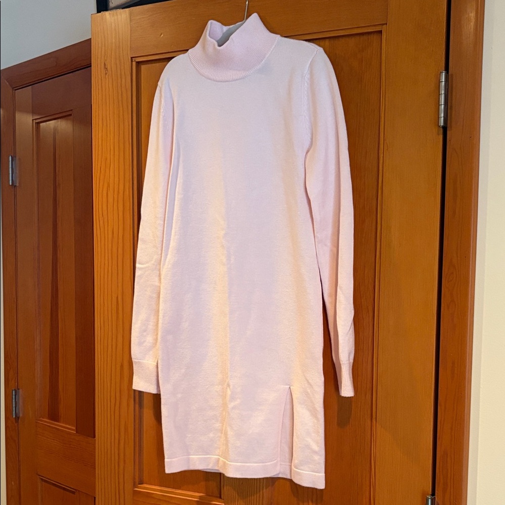 Pink Sweater Dress